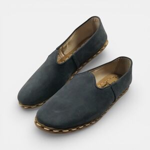 Sabah Slate Blue Slip-On Loafers
